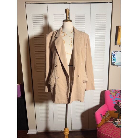 JH Collectibles | Women’s | Blazer | Size 12 | Vintage Classic Beige Blazer - Picture 1 of 6